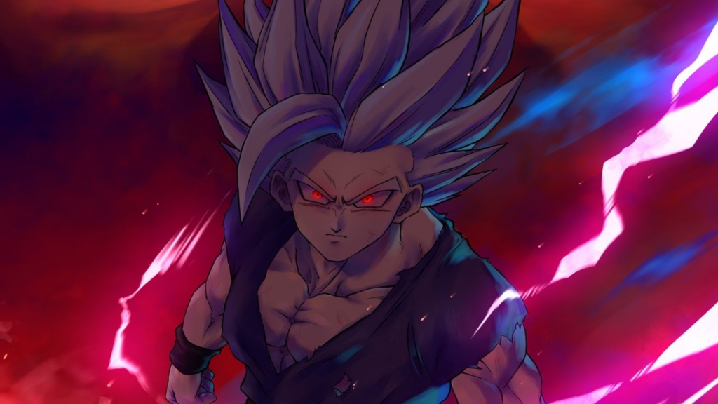 Transformacao poderosas de dragon ball Gohan Beast
