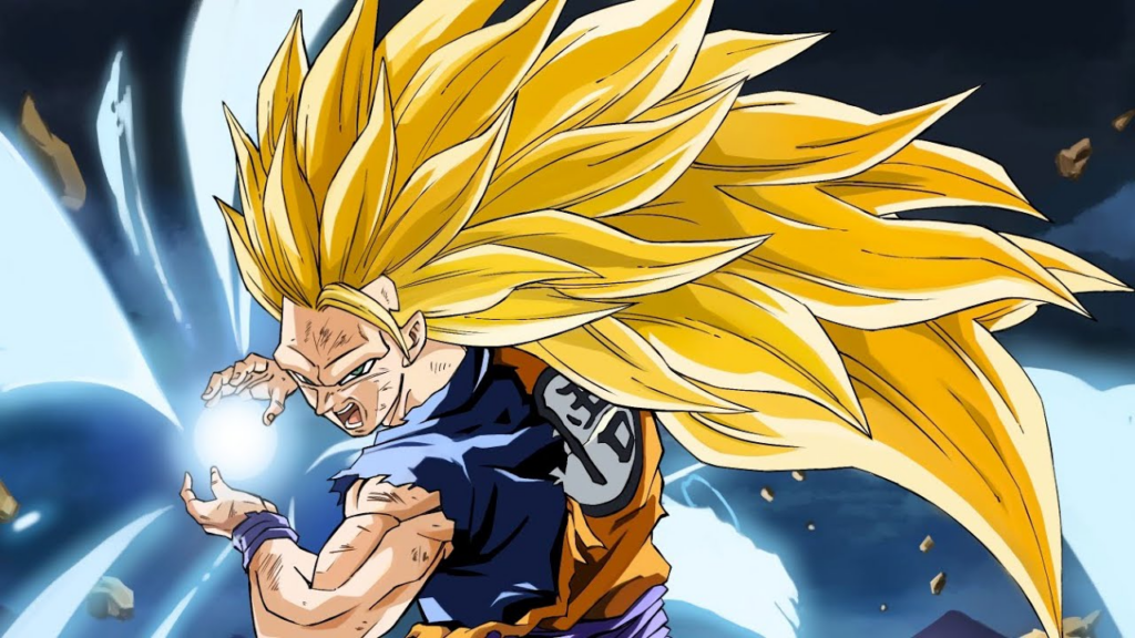 Transformacao poderosas de dragon ball Goku SSJ3
