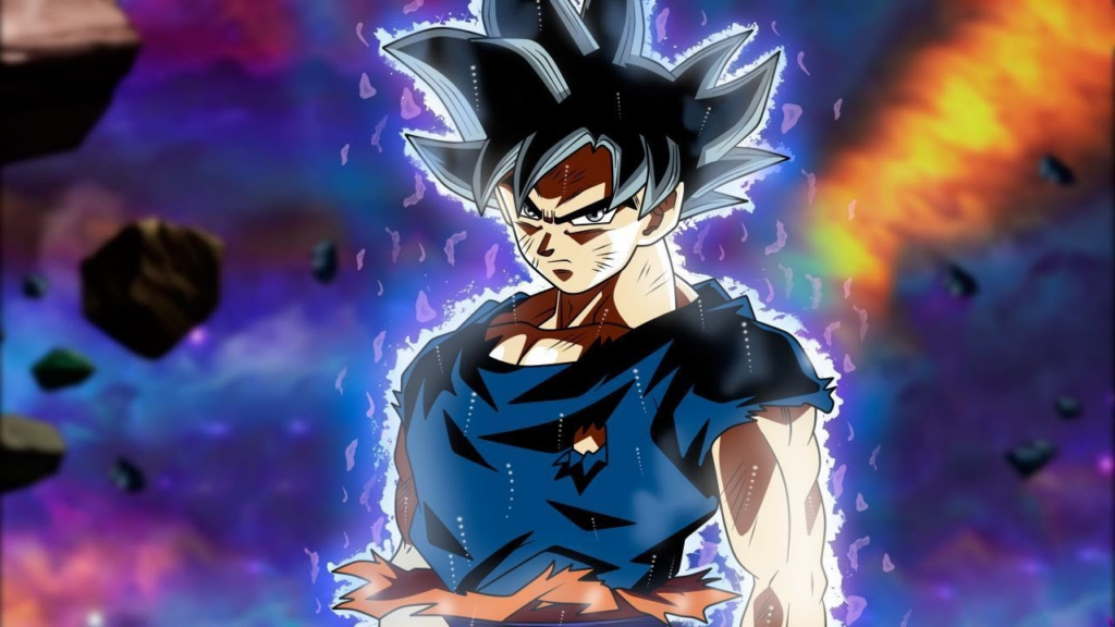 Transformacao poderosas de dragon ball Goku Instinto Superior