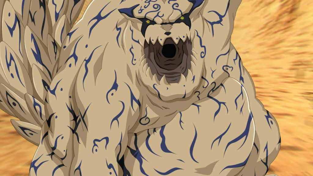 Naruto o lendário Shukaku